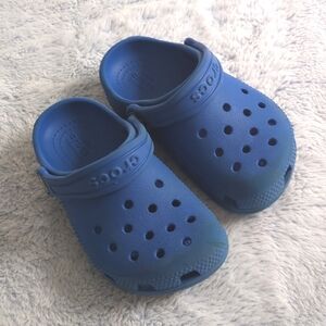 Sz 8 Toddler Crocs Classic Clogs Bright Royal Blue 💙 Slides Slip-on Shoe Shoes